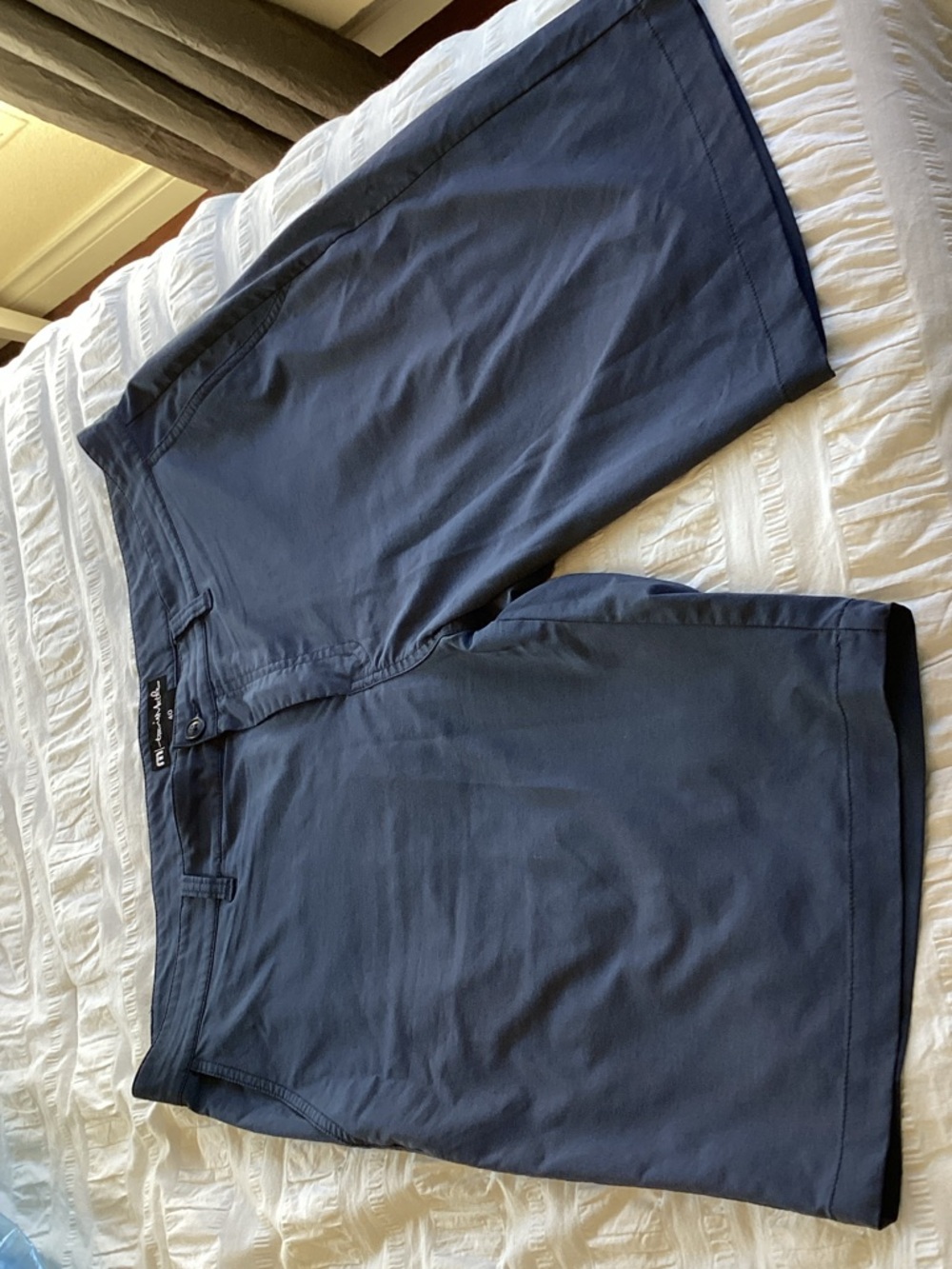 Travis Mathew Men's Flat Front Shorts - Navy Blue